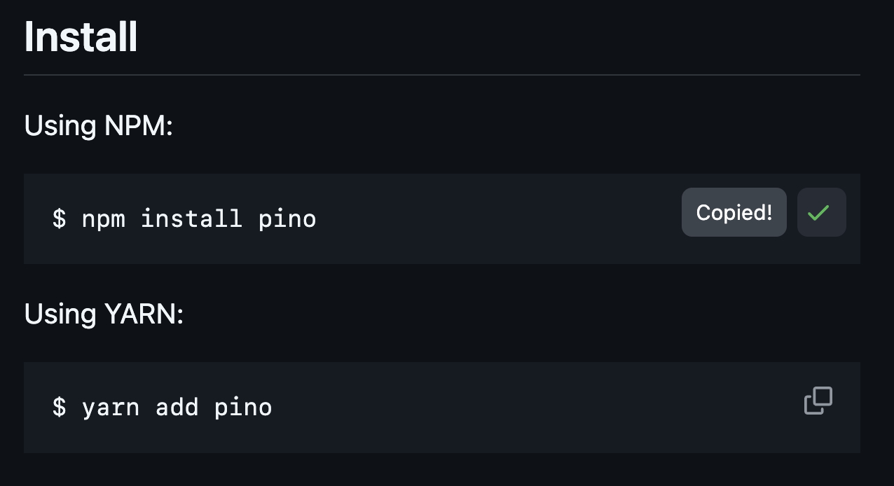 Problematic code block with leading $